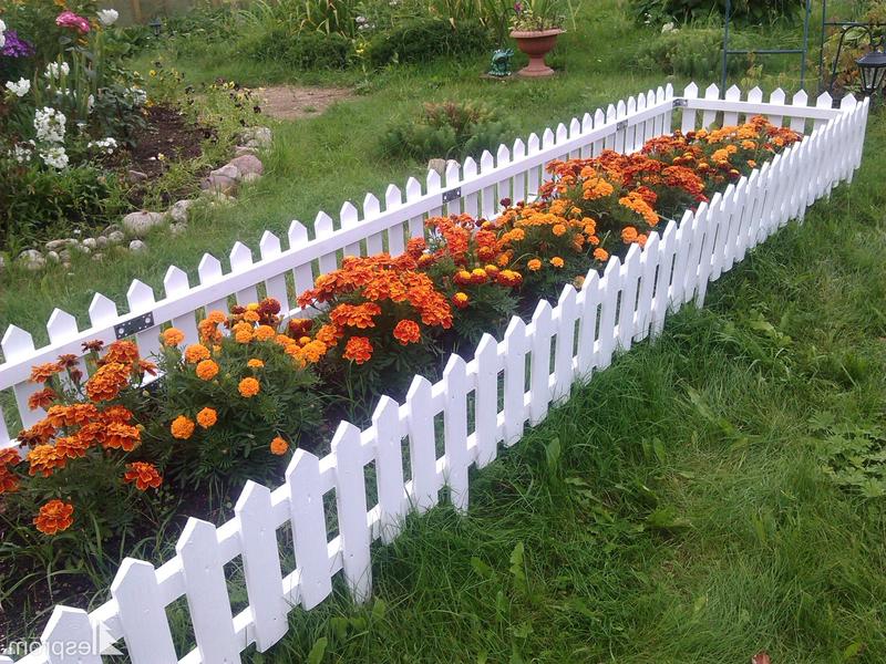 Садовый заборчик для клумбы или цветника