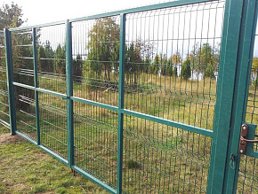 Забор из сетки Гиттер зеленый купить Москва